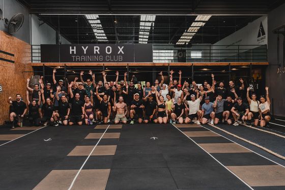 Atletas reunidos no primeiro HYROX Simulation da Made4