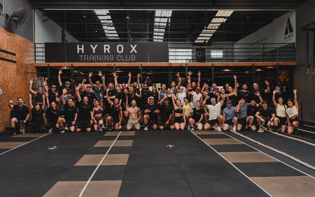 Atletas reunidos no primeiro HYROX Simulation da Made4